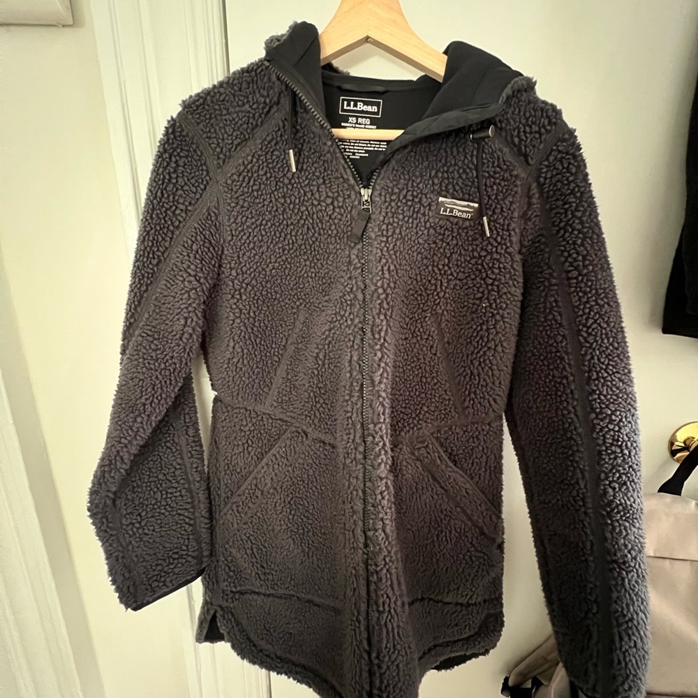 L.L. Bean Gray Fleece Jacket